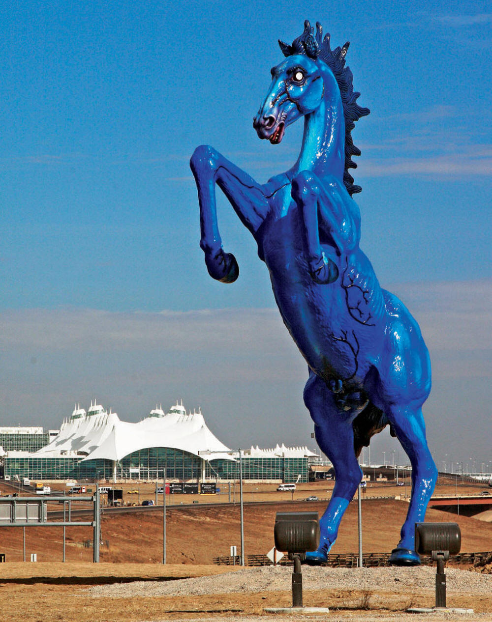 Denver New World Airport 32 Foot Statue of the Horse of the Apocalypse