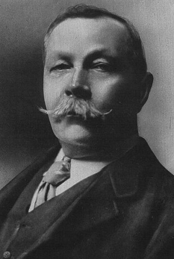 Sir Arthur Conan Doyle...A man could use hairlip like that to shield himself from a global cosmic event.