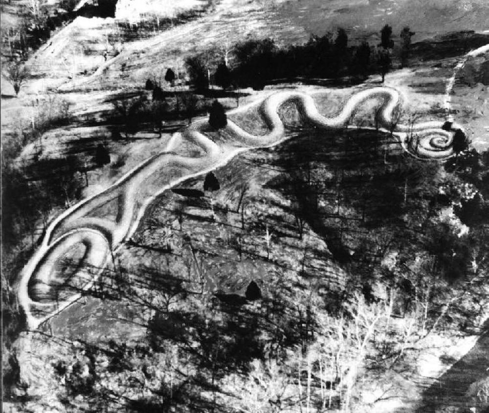 The serpent Mound in Ohio was made by and unknown culture for unknown reasons.