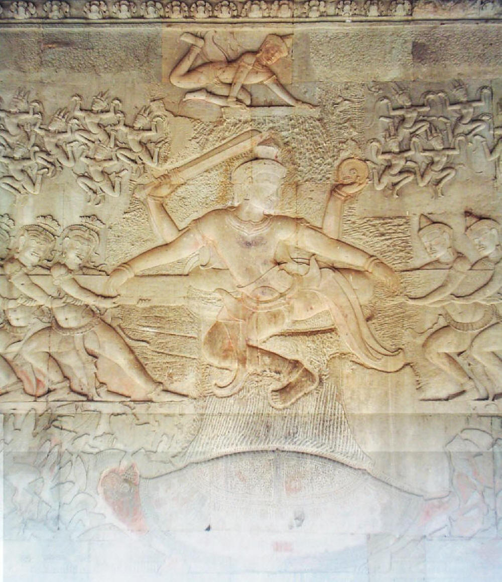 The great serpent breaks free in Angkor Wat Cambodia