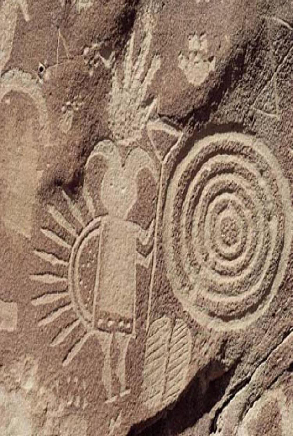The Devil and spirals seem to go hand in hand in many ancient petroglyphs.